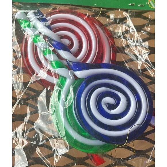 Four 4-pack Dolgencorp, Inc. Multicolored Striped Plastic Candy Decorations-NEW - Picture 7 of 11